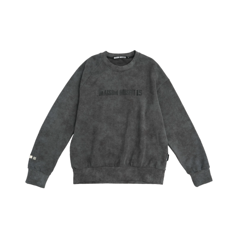 Asymmetric sleeve - Sweatshirt - Grey - MAISON MISFIT