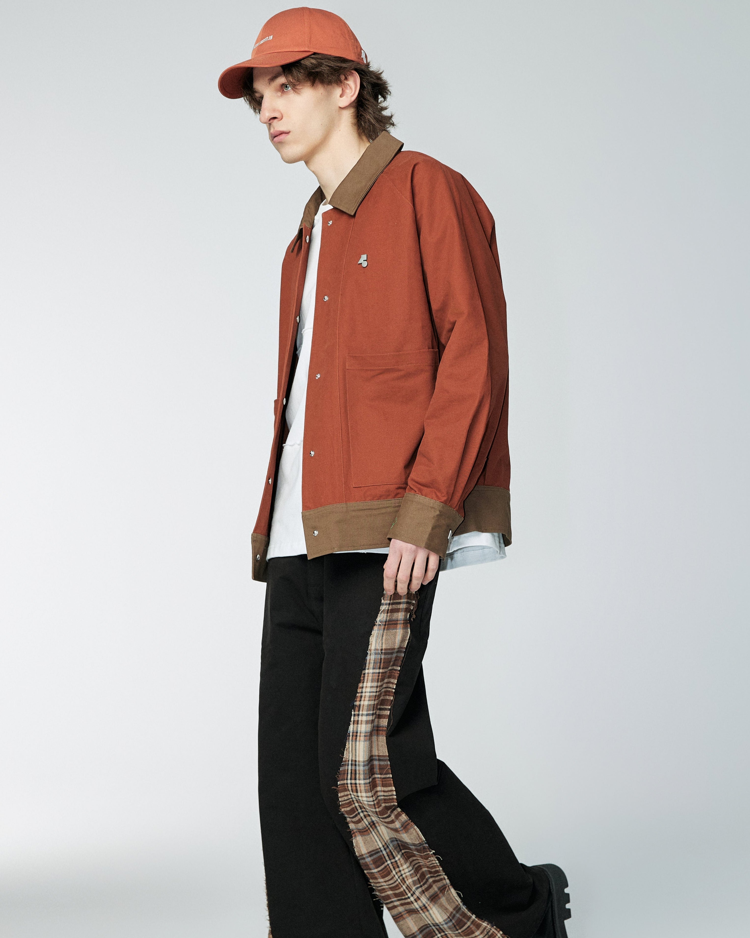 Smart Contrast Color - Jacket - Terracotta/Brown - MAISON MISFIT