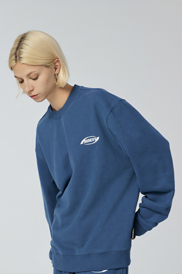 Eye of the Hurricane - Oversized Heavy Sweatshirt - Green, Grey, Brown or Blue