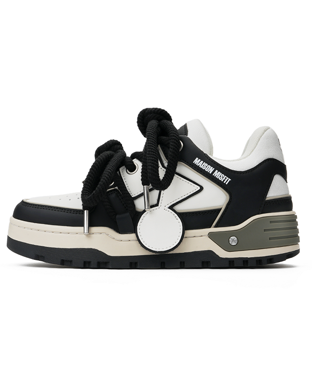 1950 - Skate-Style Sneaker - Cream White or Black