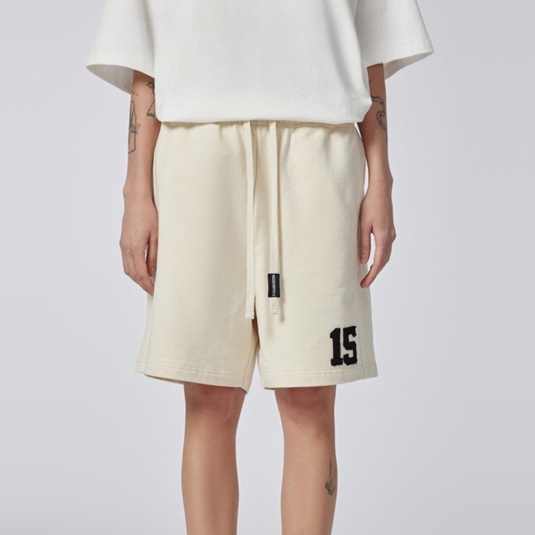 15 – Relaxed Fit Cotton Shorts - Khaki, Black, Beige & Grey - MAISON MISFIT