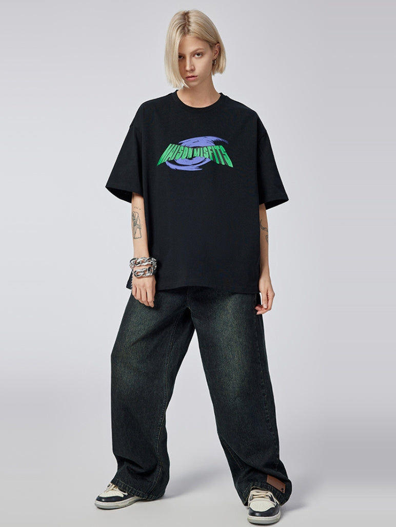 Storm - T-shirt - Black - MAISON MISFIT