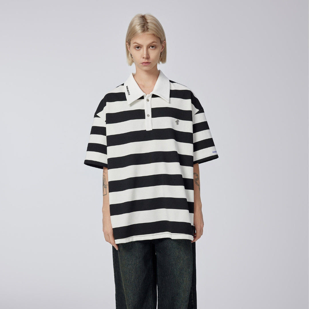 Day and night - POLO - Black/White - MAISON MISFIT