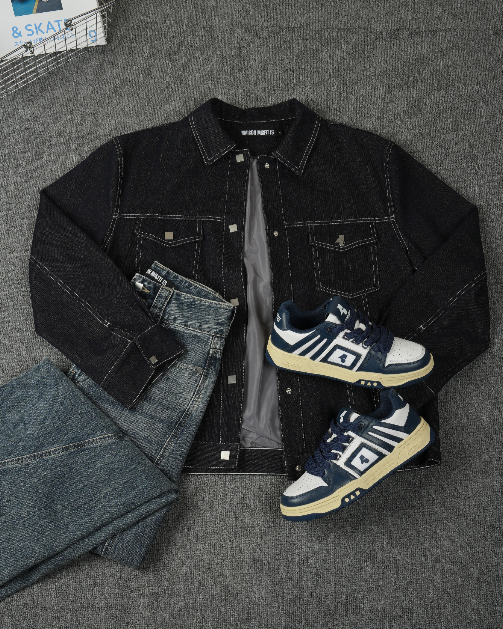 Denim has Culture - Denim Jacket - Black/Navy