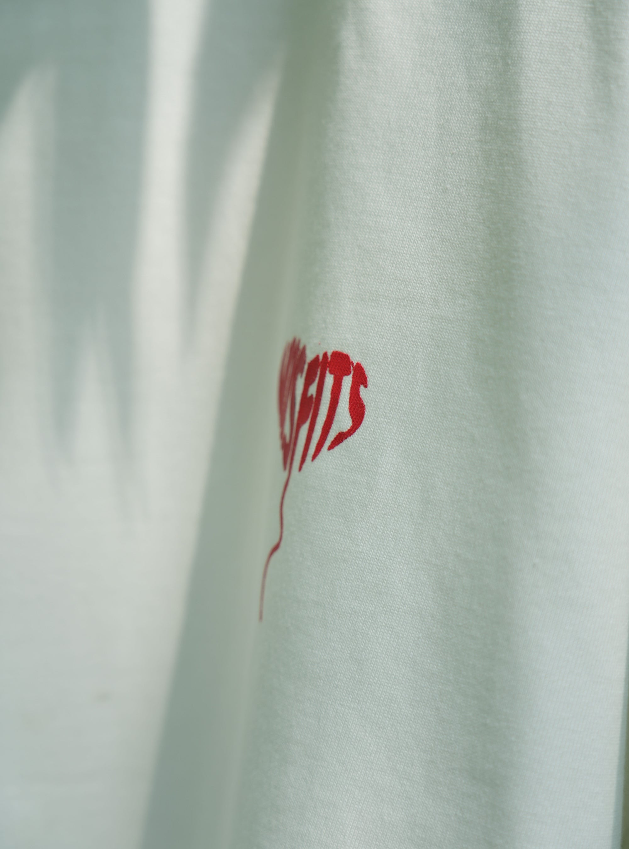 Love Balloon – Heavyweight Oversized Unisex Tee – White / Black