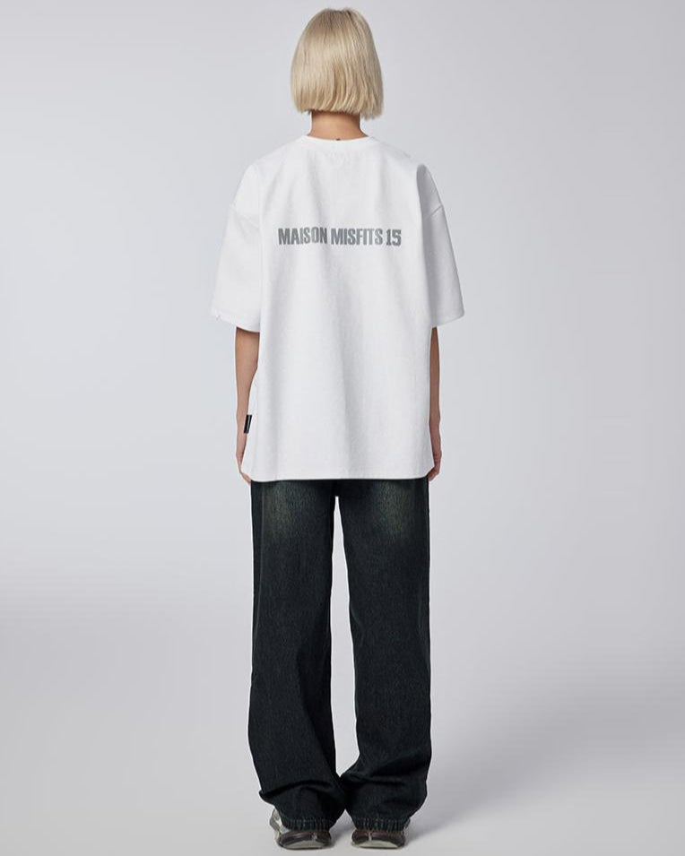 Kiss of light T-shirt - White - MAISON MISFIT