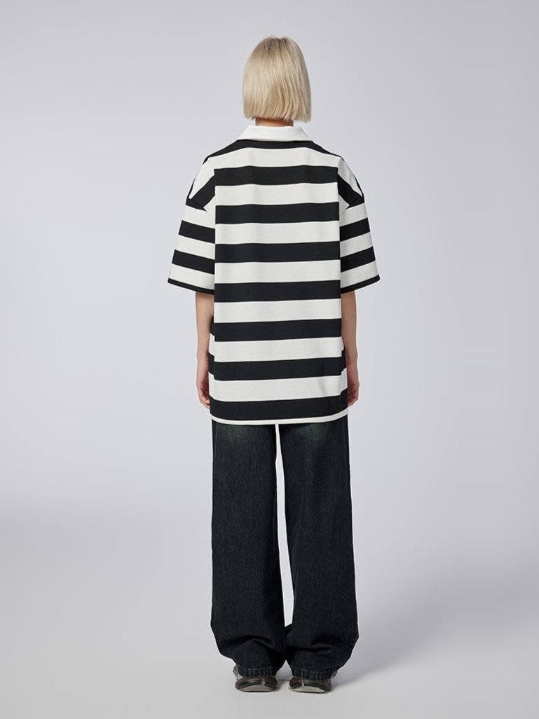 Day and night - POLO - Black/White - MAISON MISFIT