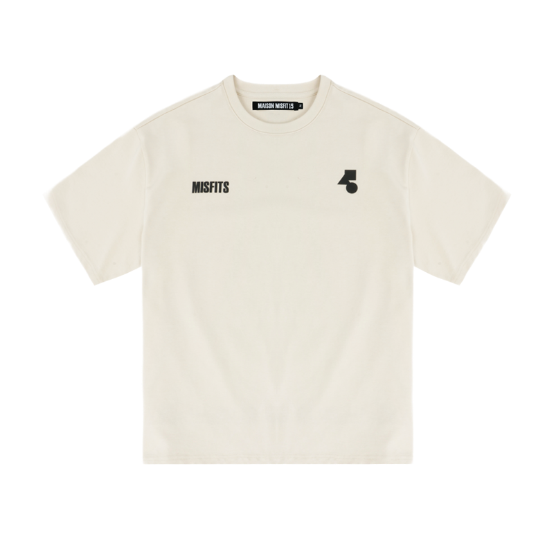 Time - Heavy Oversized T-shirt - Beige