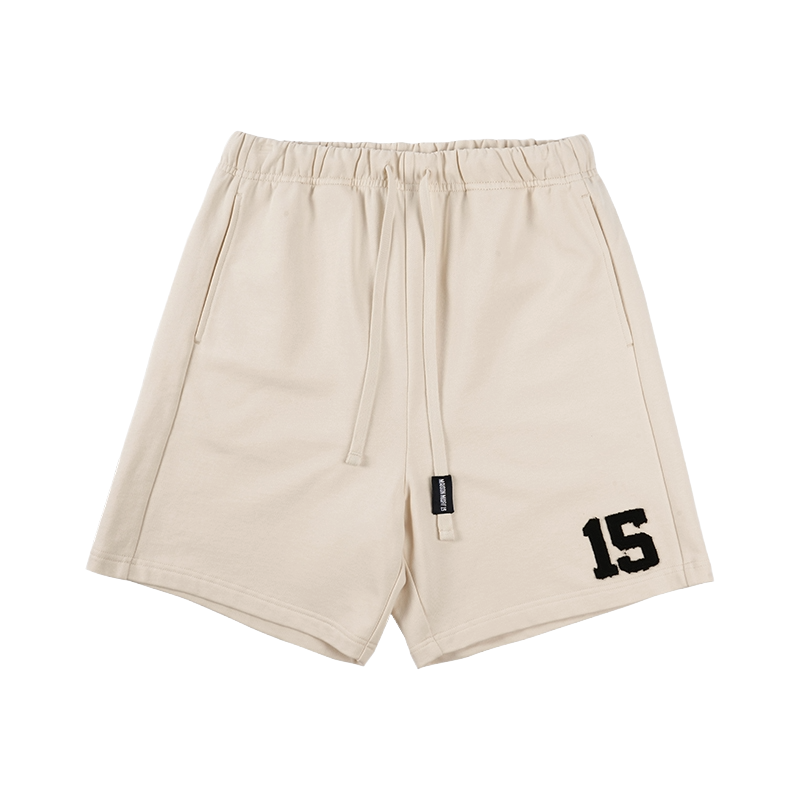 15 – Relaxed Fit Cotton Shorts - Khaki, Black, Beige & Grey - MAISON MISFIT