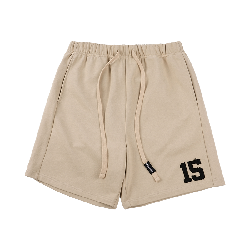 15 – Relaxed Fit Cotton Shorts - Khaki, Black, Beige & Grey - MAISON MISFIT