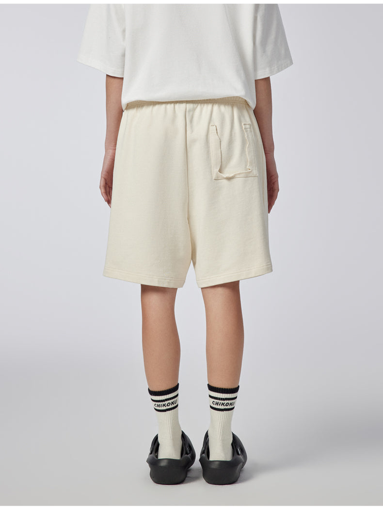 15 – Relaxed Fit Cotton Shorts - Khaki, Black, Beige & Grey - MAISON MISFIT