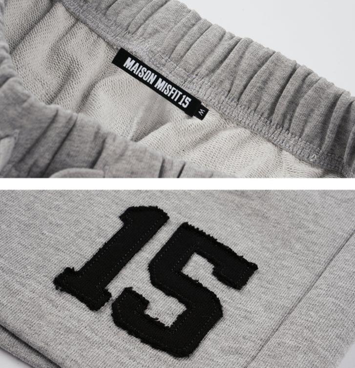 15 – Relaxed Fit Cotton Shorts - Khaki, Black, Beige & Grey - MAISON MISFIT