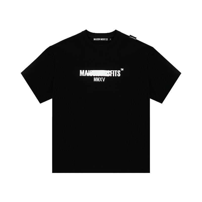 Misfit - T-shirt - Black or white