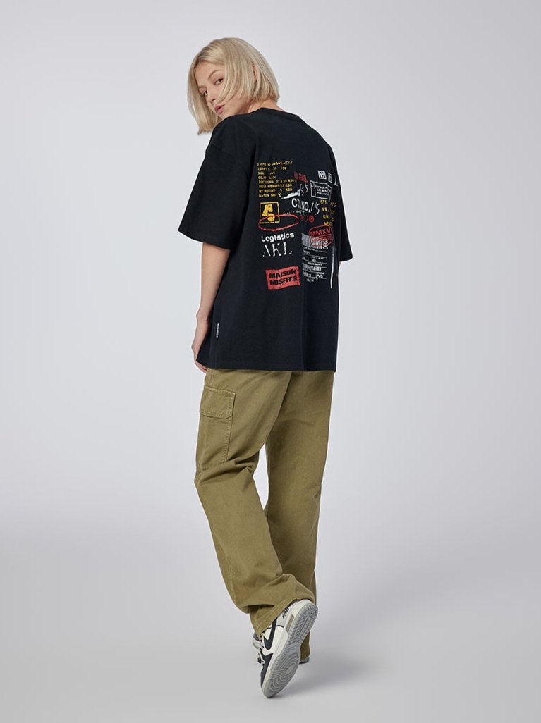 Freight - T-shirt - Beige or Black