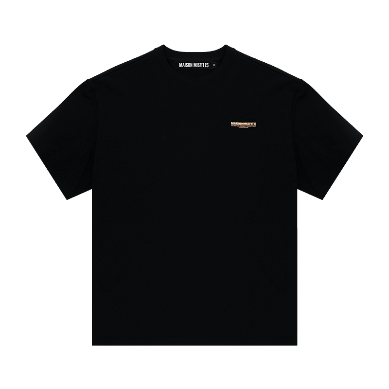 Geometric Universe - Heavyweight Oversized T-shirt - Beige or Black