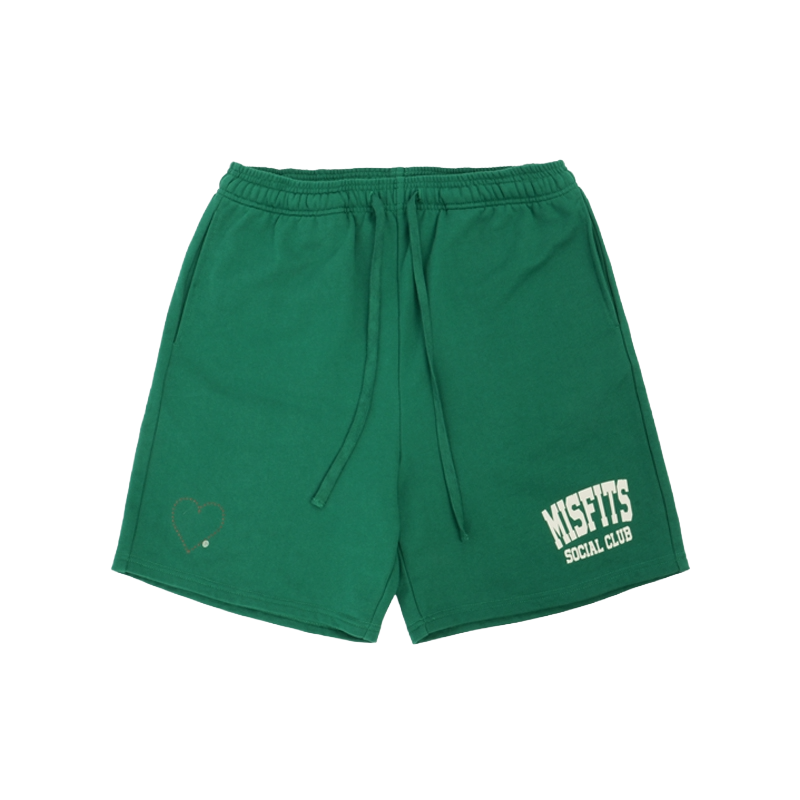 FEARLESS – Relaxed Fit, Lightweight Cotton Shorts - Grey, Green or Black - MAISON MISFIT