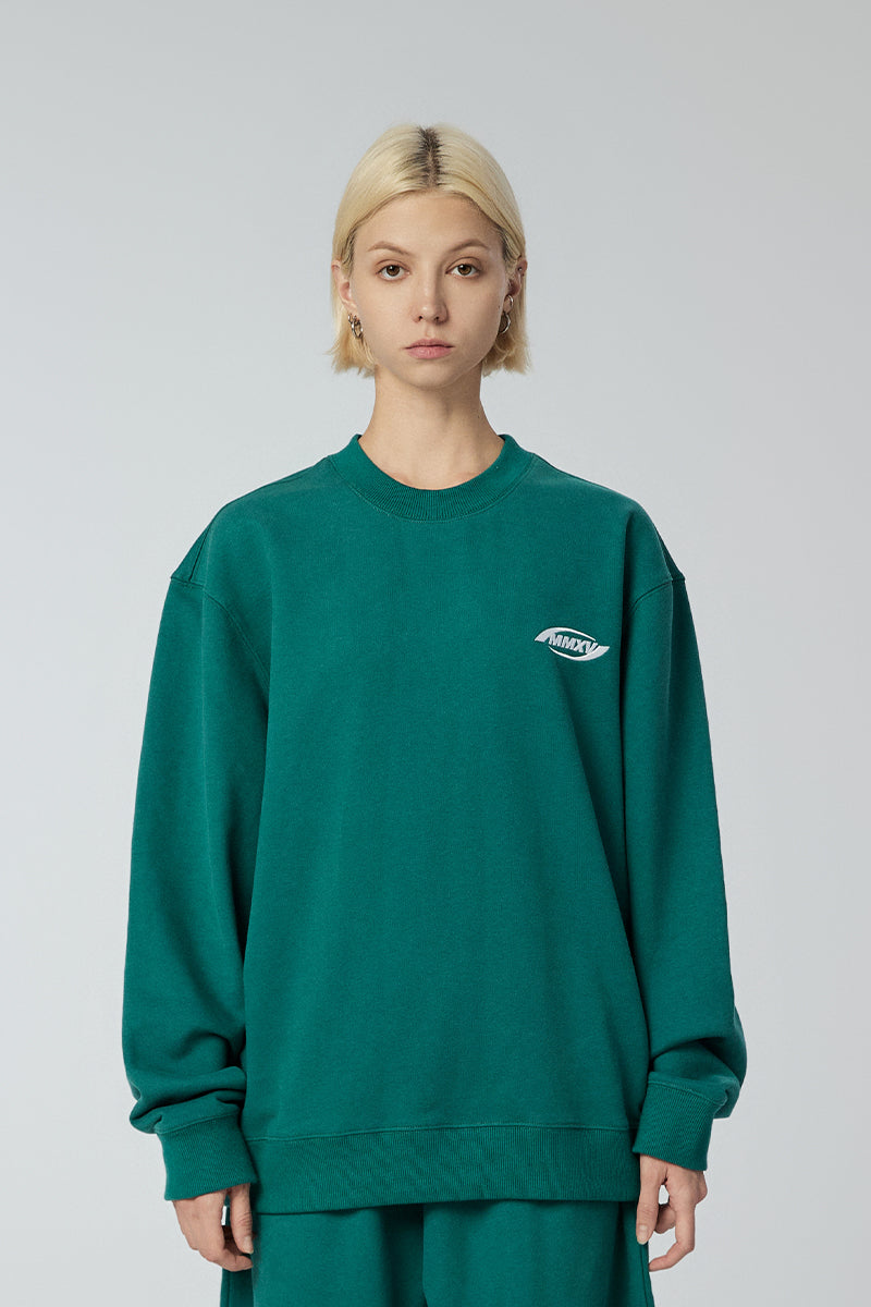 Eye of the Hurricane - Oversized Heavy Sweatshirt - Green, Grey, Brown or Blue