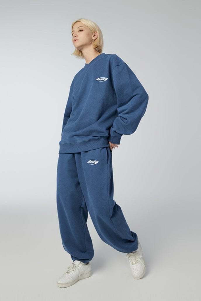 Eye of the Hurricane - Sweatshirt - Blue - MAISON MISFIT