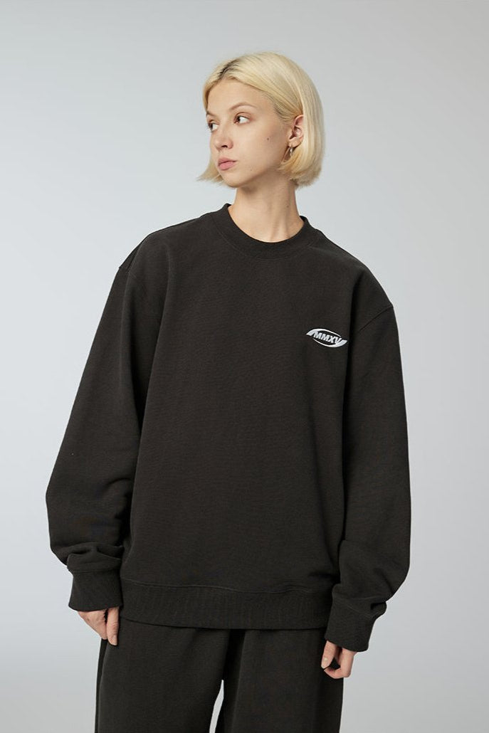 Eye of the Hurricane - Sweatshirt - Black - MAISON MISFIT