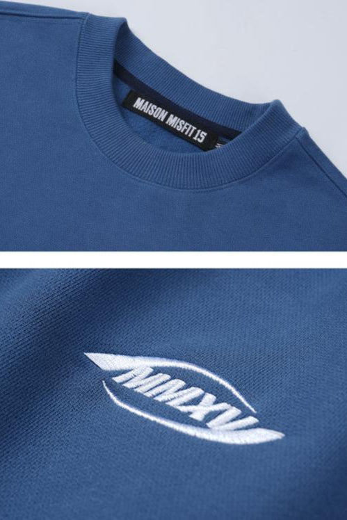 Eye of the Hurricane - Oversized Heavy Sweatshirt - Green, Grey, Brown or Blue