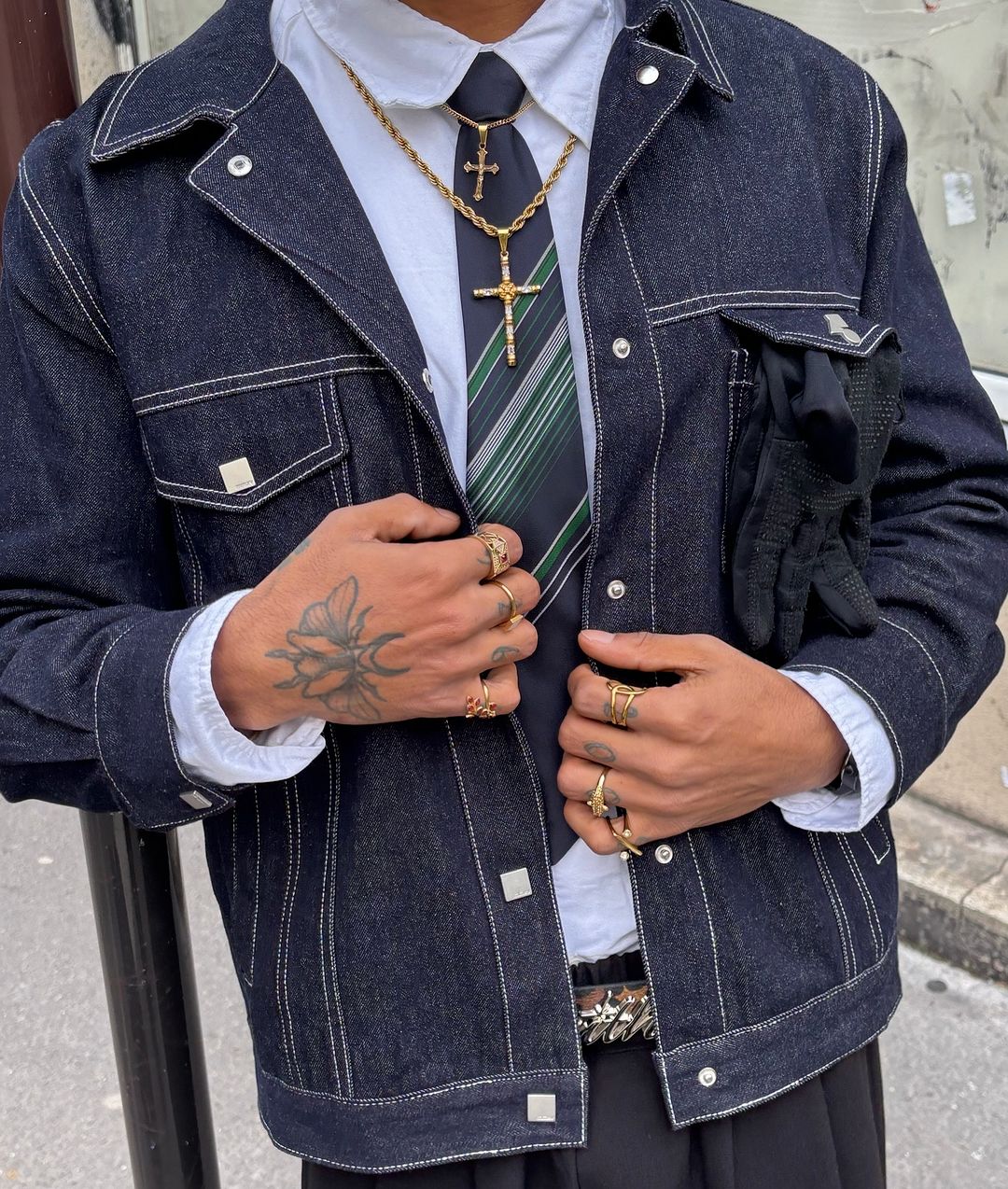 Denim has Culture - Denim Jacket - Black/Navy