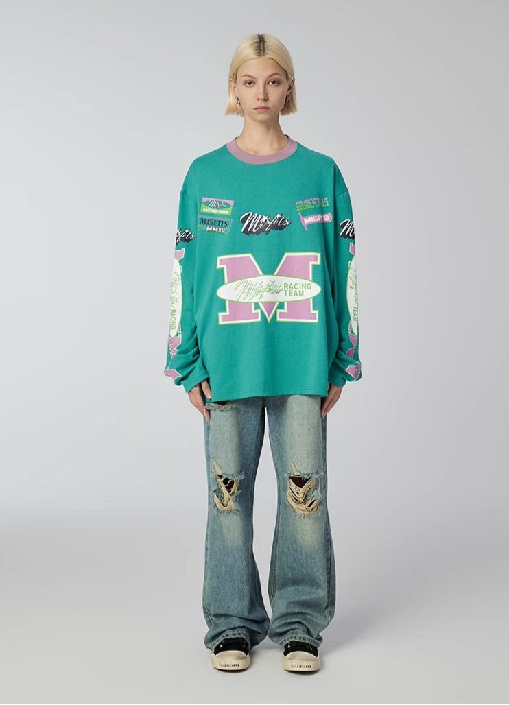 Speed Party - Long-sleeve - Green - MAISON MISFIT