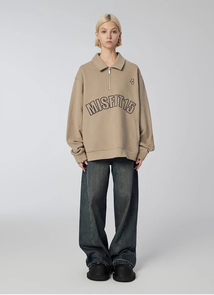 Memories Moments - Sweatshirt - Brown - MAISON MISFIT