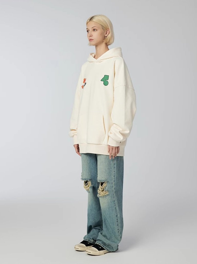 Mixed - Hoodie - Beige - MAISON MISFIT