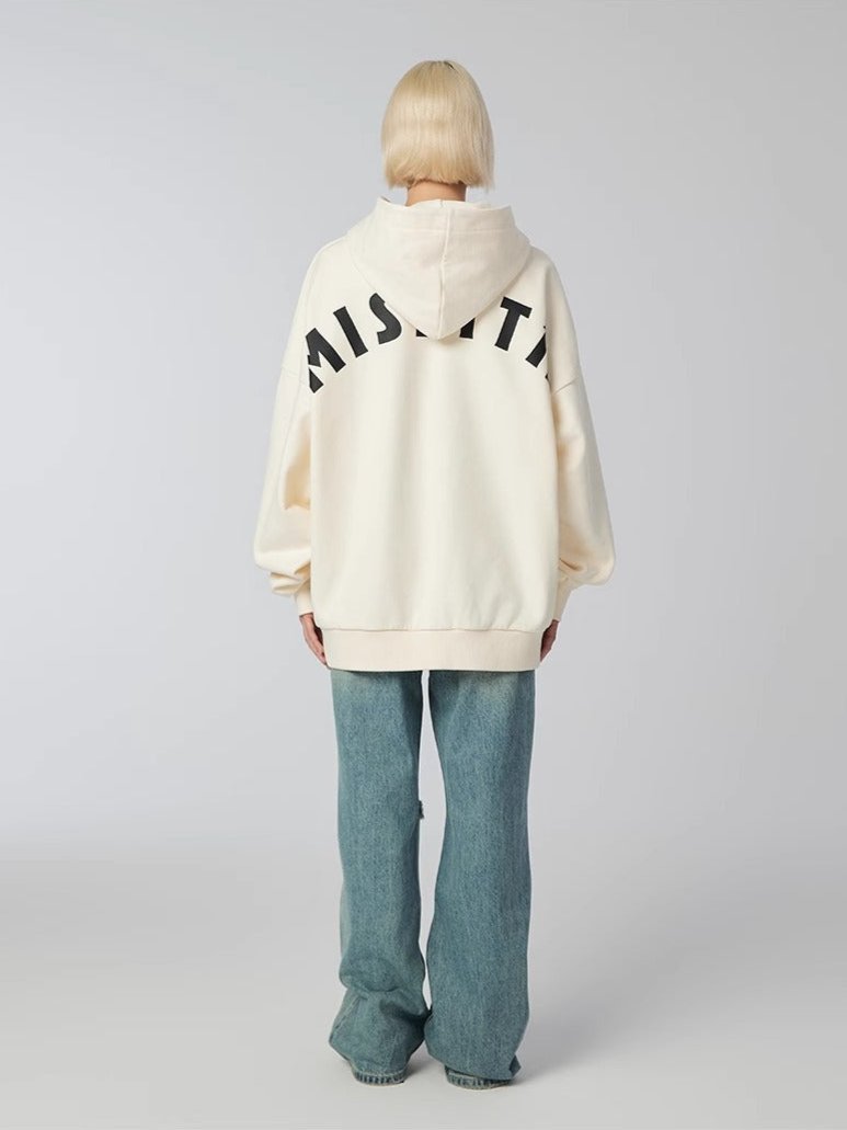 Mixed - Hoodie - Beige - MAISON MISFIT