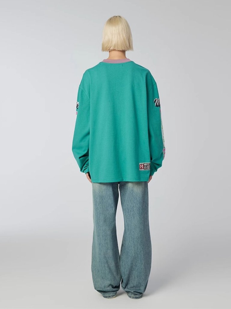 Speed Party - Long-sleeve - Green - MAISON MISFIT