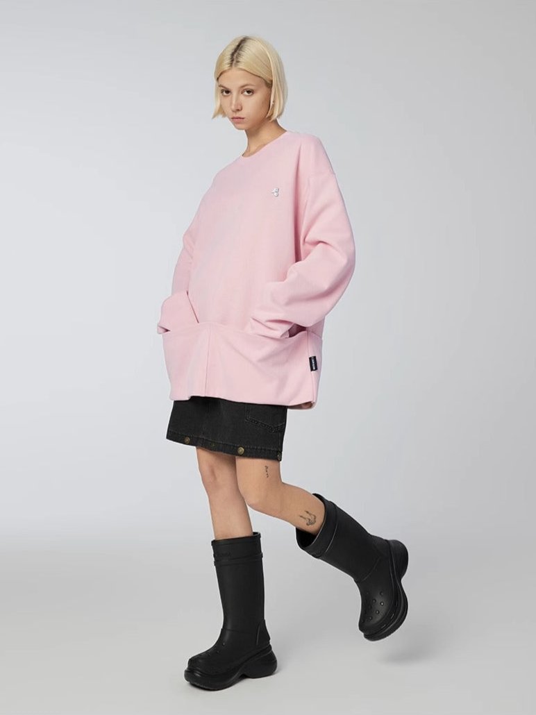 Flower - Long-sleeve - Pink - MAISON MISFIT