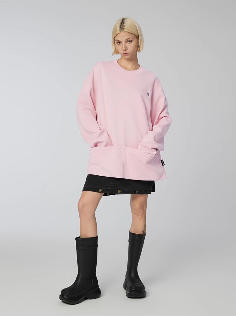 Flower - Long-sleeve - Pink - MAISON MISFIT