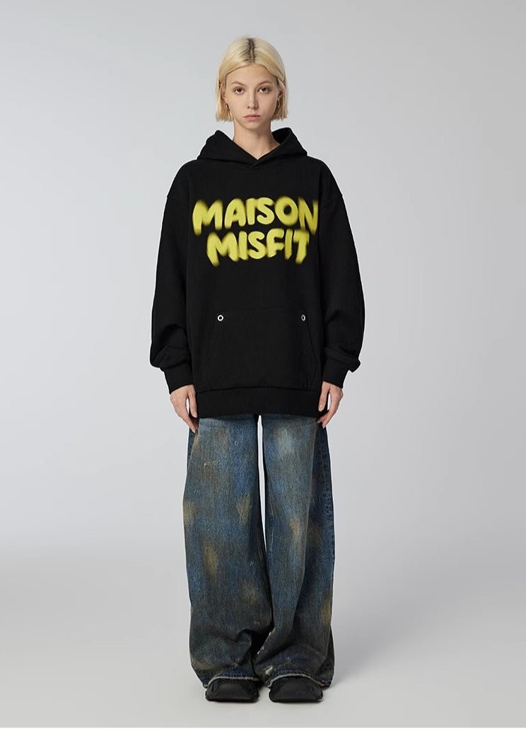 Excessive - Hoodie - Black - MAISON MISFIT