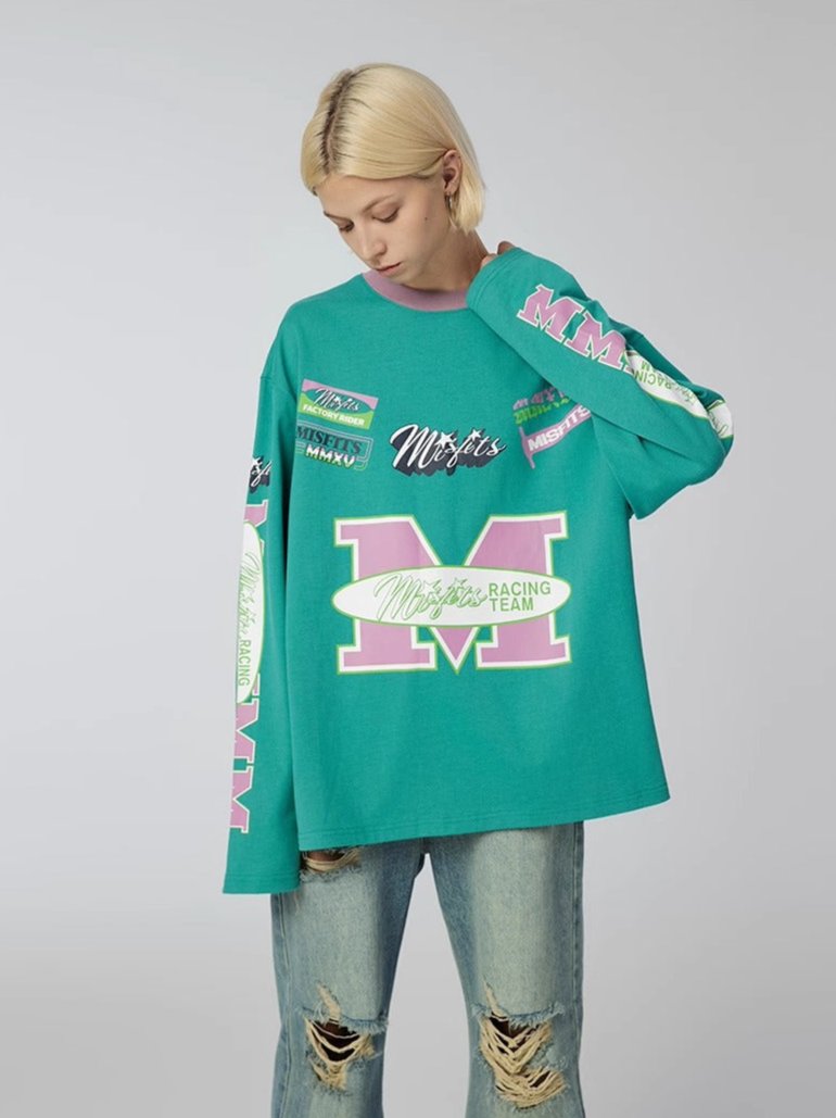 Speed Party - Long-sleeve - Green - MAISON MISFIT