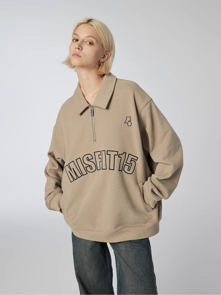 Memories Moments - Sweatshirt - Brown - MAISON MISFIT