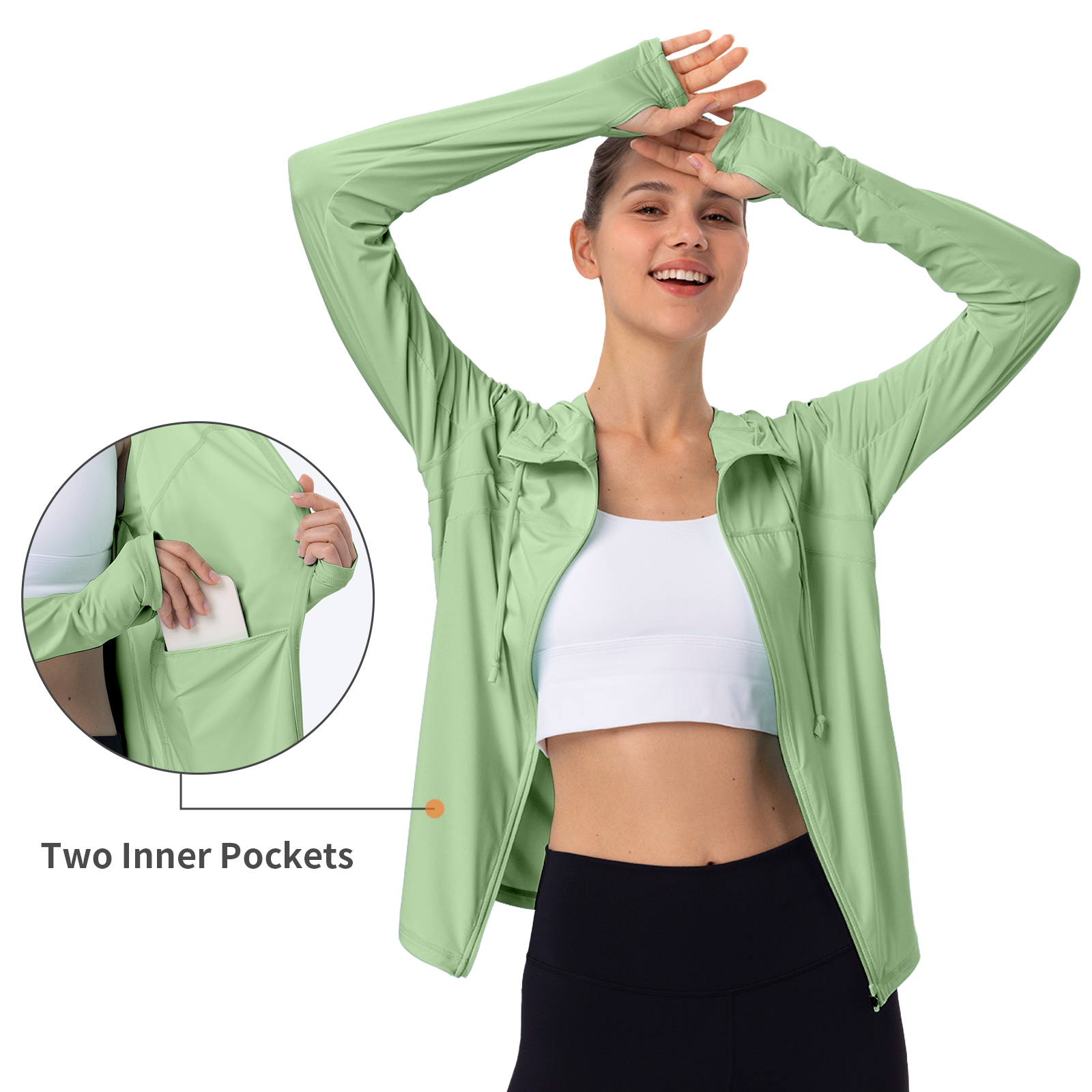 Women´s Lightweight Athletic UV Protection Jacket