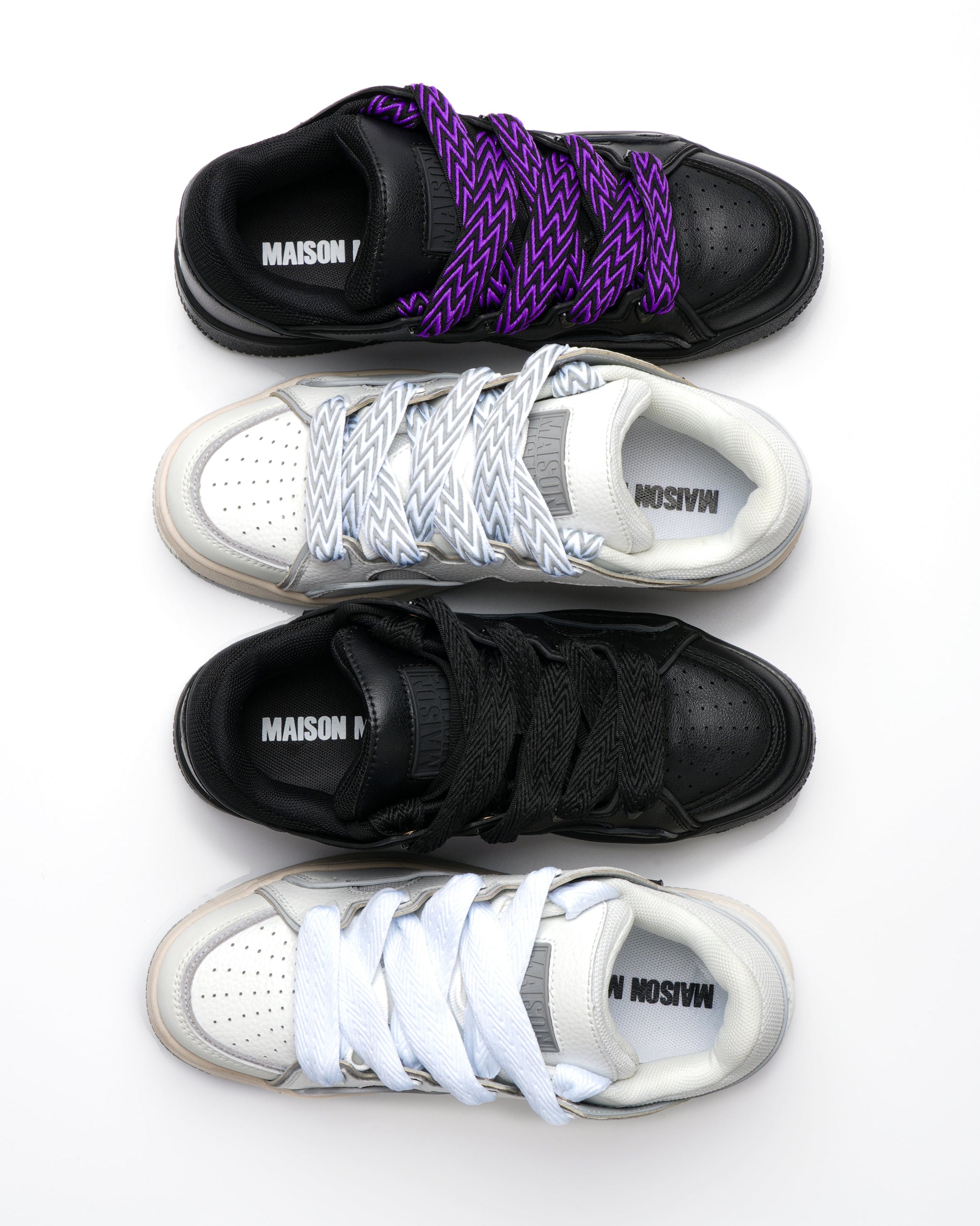 Dragons' Back - Sneakers - Black Or White
