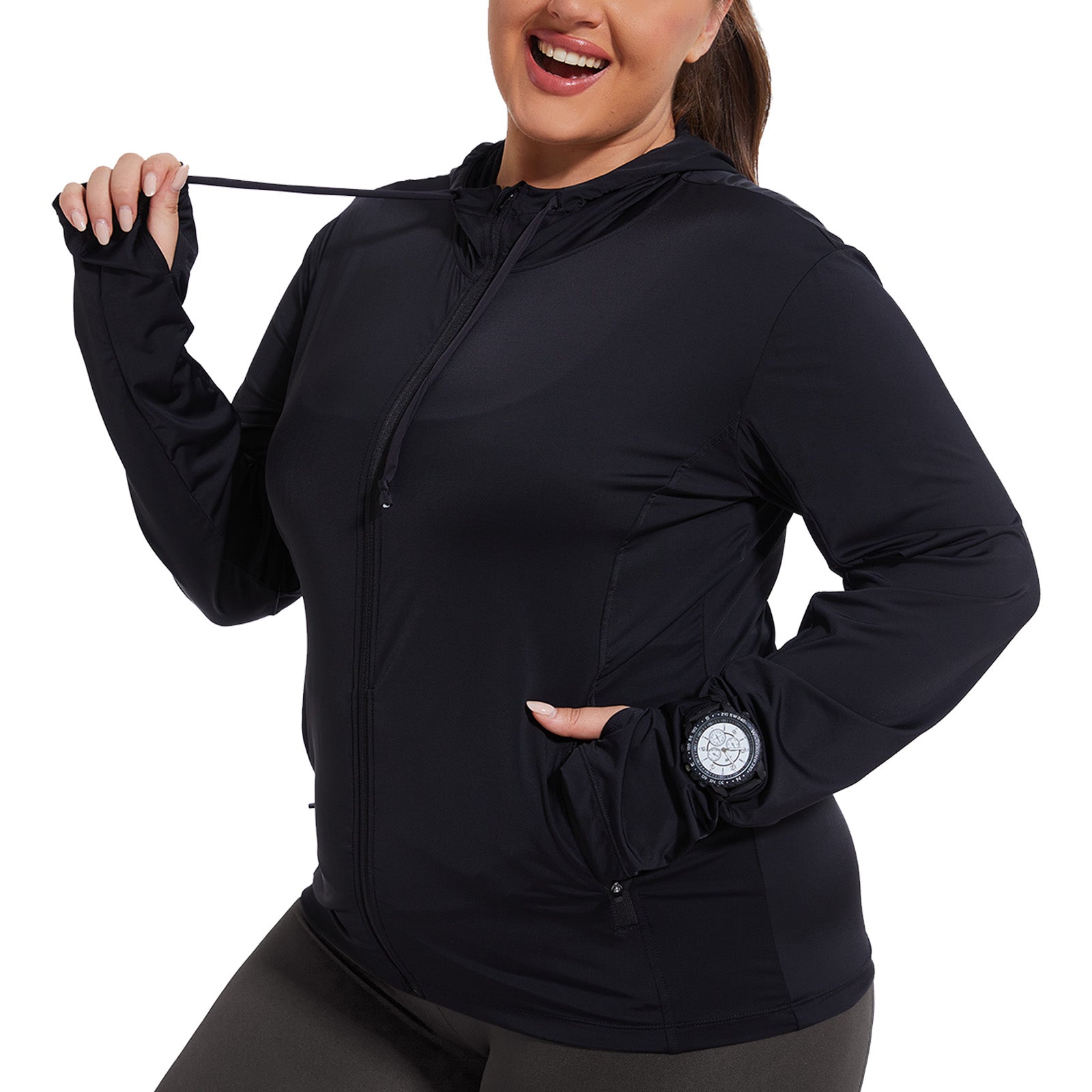 Women's Plus Size Sun Protection Jacket