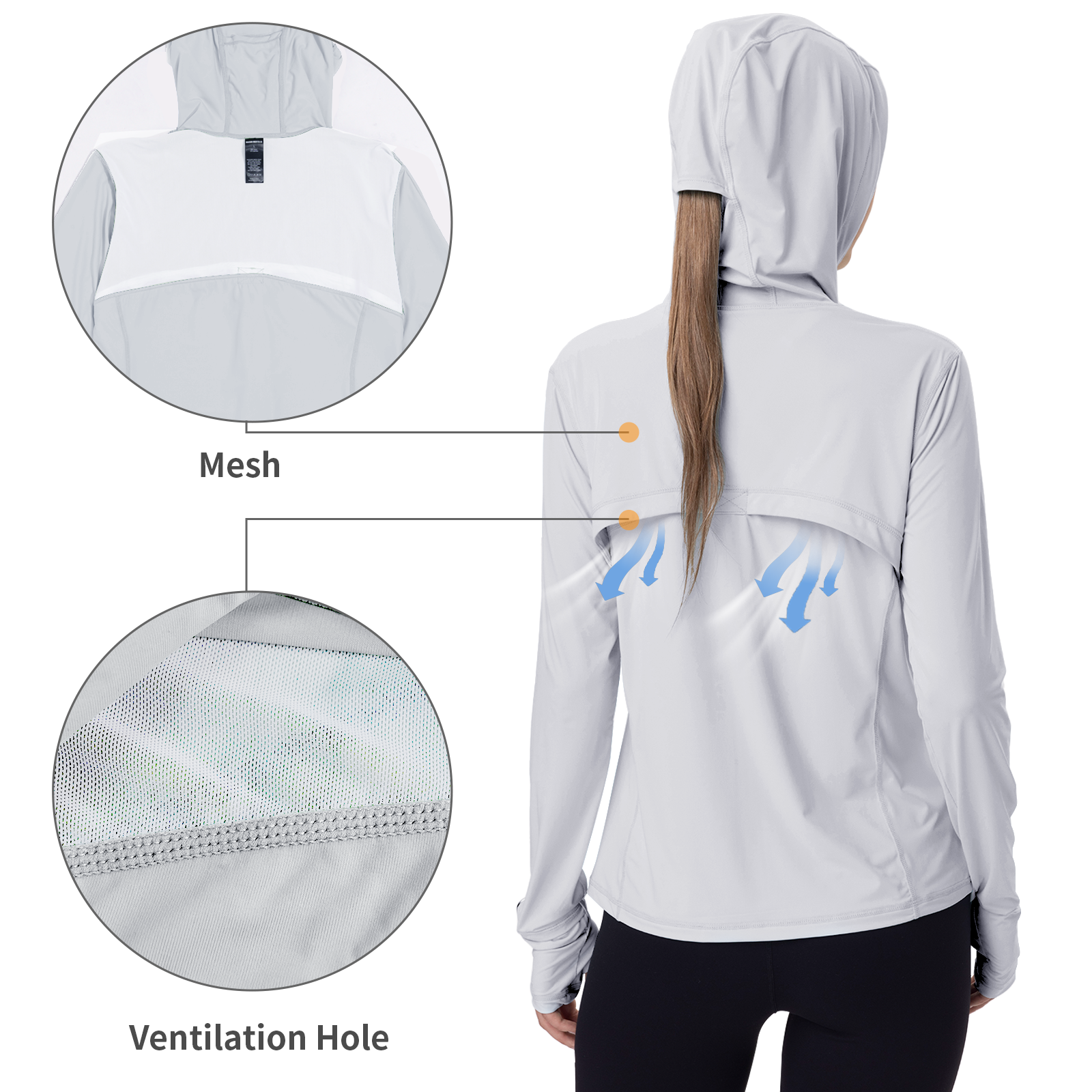 Women´s Lightweight Athletic UV Protection Jacket