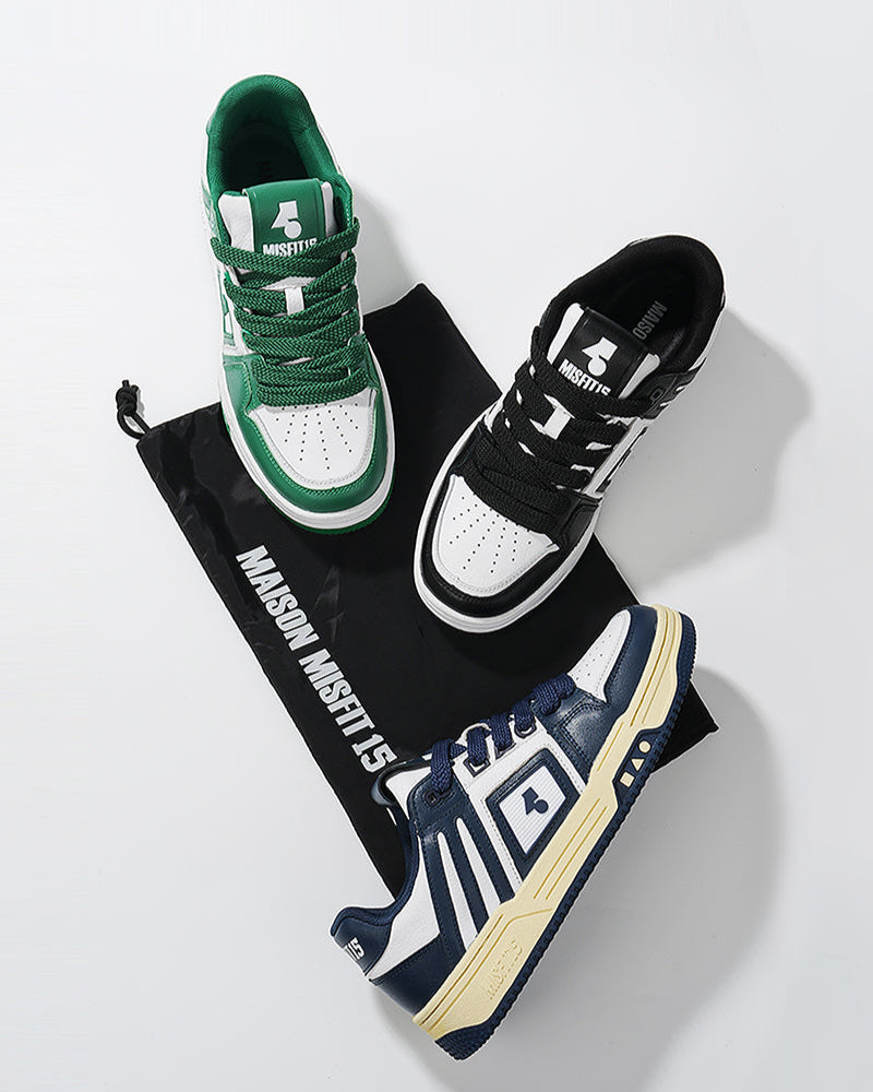 M001 - Retro Sneaker - Black, Green or Navy