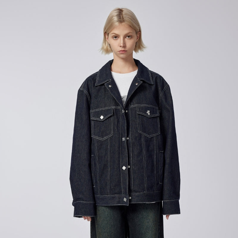 Denim has Culture - Denim Jacket - Black/Navy