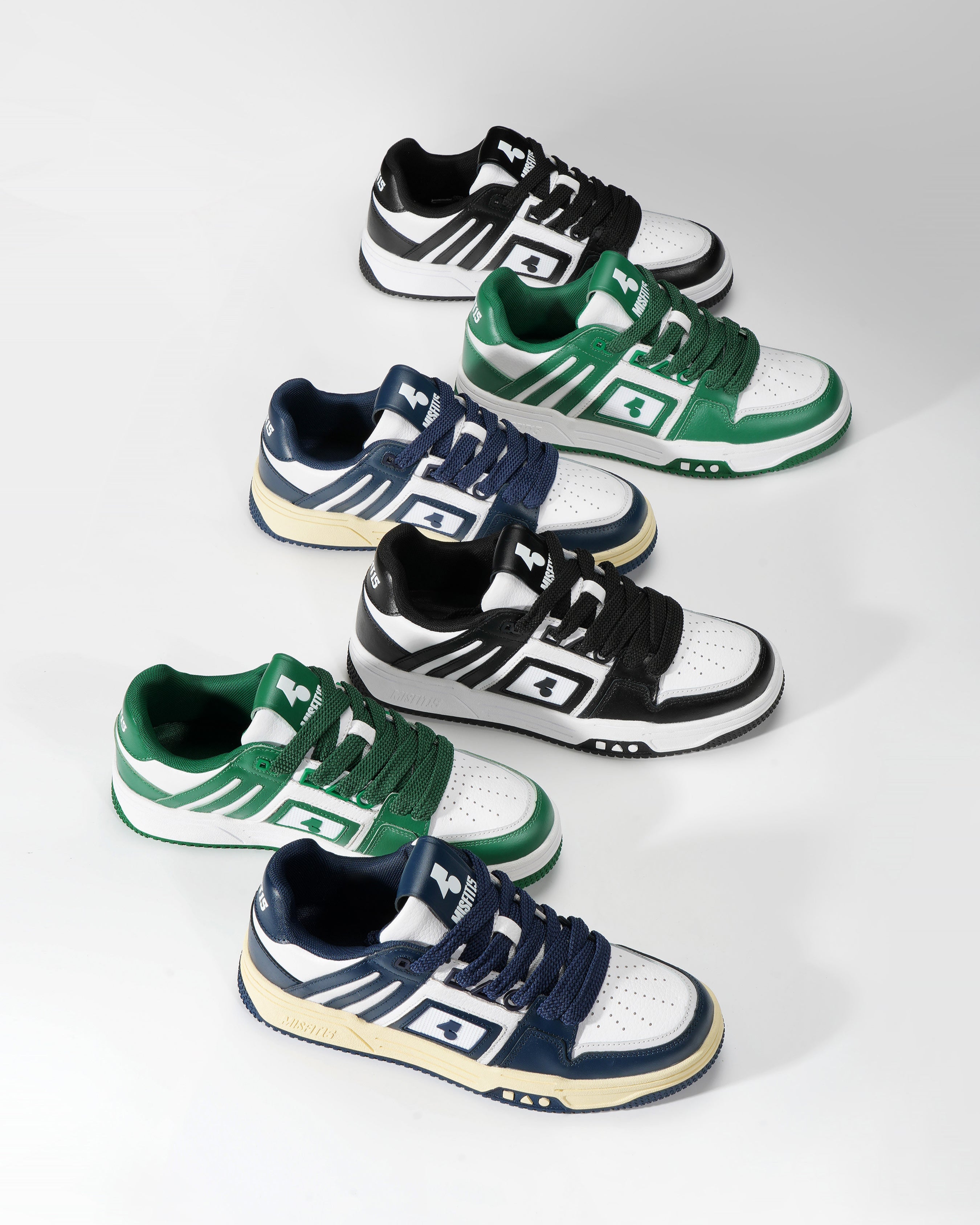 M001 - Retro Sneaker - Black, Green or Navy