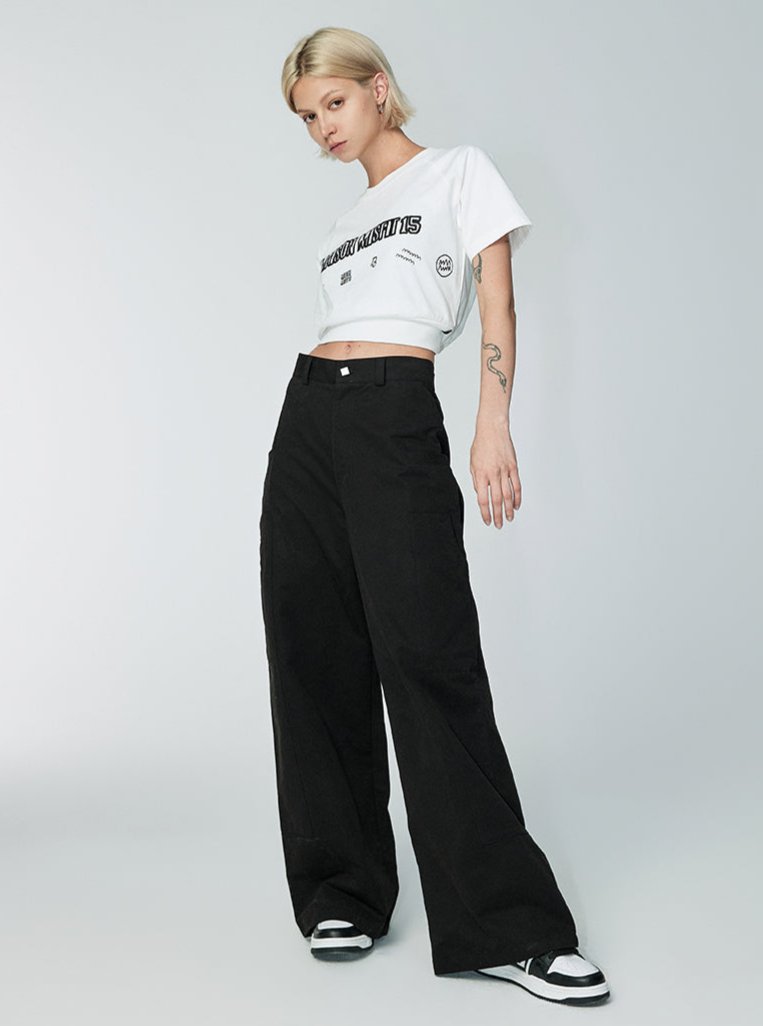 Ideal Pocket - Casual pants - Black - MAISON MISFIT