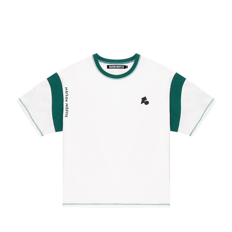 Left and right - Heavyweight Oversized Tee - White