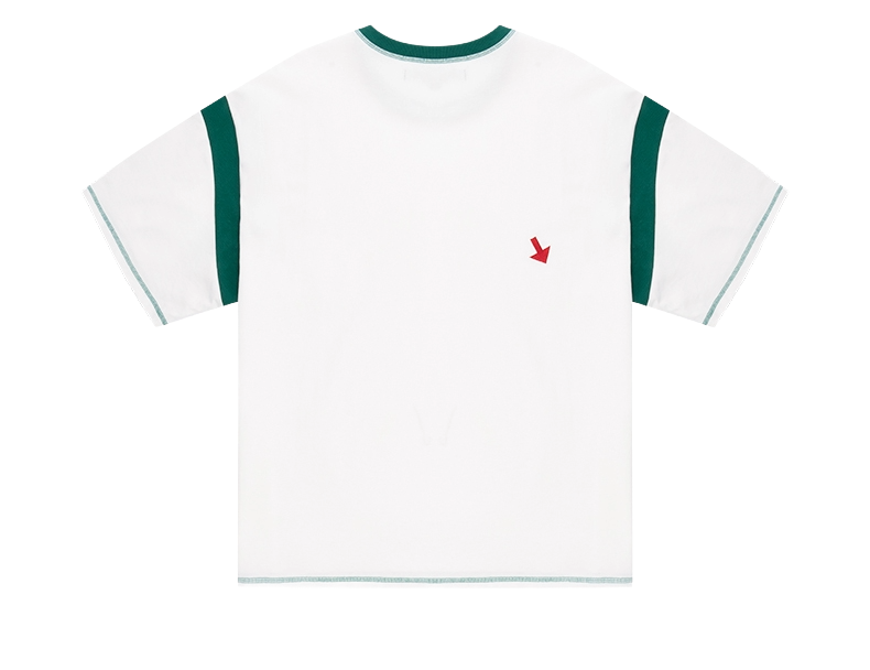 Left and right - Heavyweight Oversized Tee - White