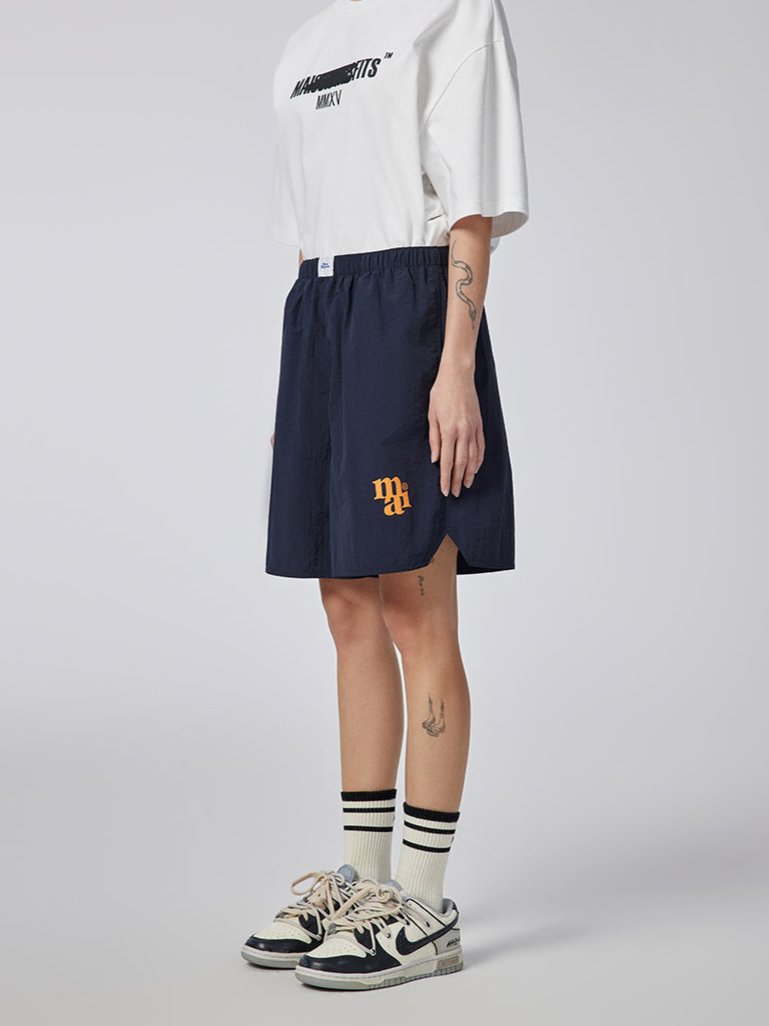 Nice - Shorts - Navy Blue - MAISON MISFIT