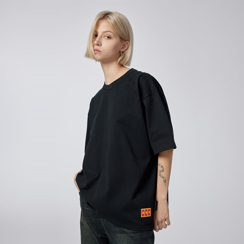 Table Chips - T-shirt - Black - MAISON MISFIT