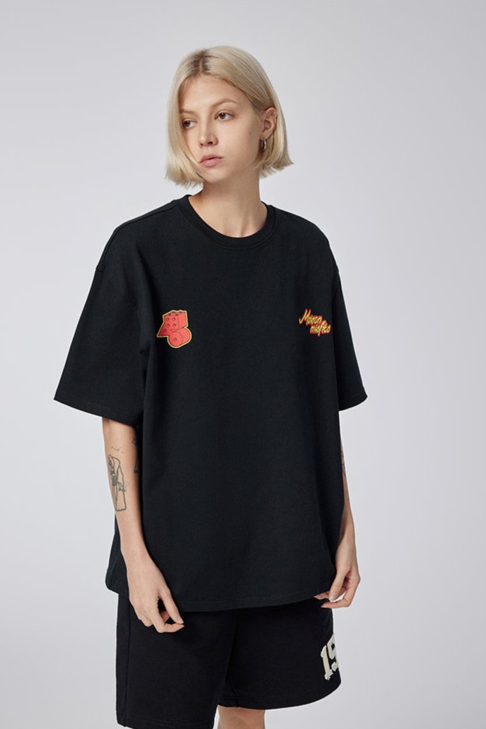 Building Blocks - T-shirt - Black - MAISON MISFIT