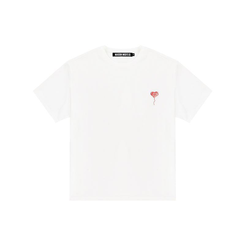 Love Balloon - T-shirt - White - MAISON MISFIT