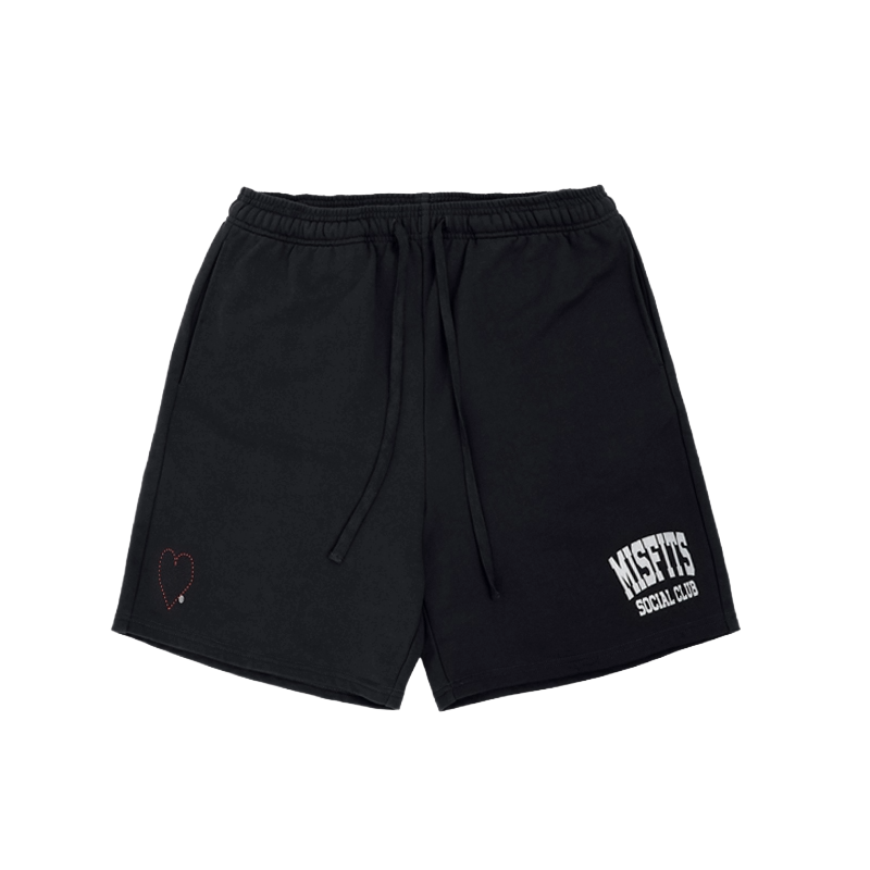 FEARLESS – Relaxed Fit, Lightweight Cotton Shorts  - Grey, Green or Black - MAISON MISFIT